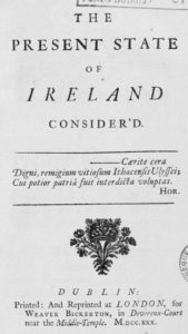 The Present State of Ireland Consider'd