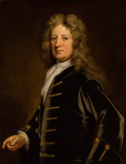 This portrait of Thomas Wharton is by Sir Godfrey Kneller, and is part of the primary collection on display at the National Portrait Gallery, London. This painting hangs in Room 9. 